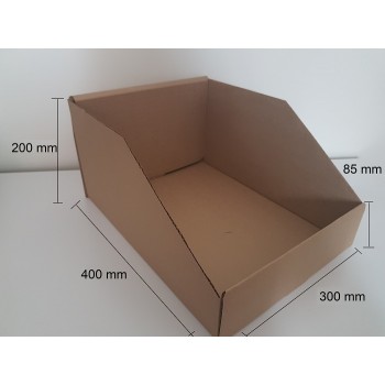 Caixa De Papelão Organizadora 400x300x200 Estoque Prateleira (Cod. F102)